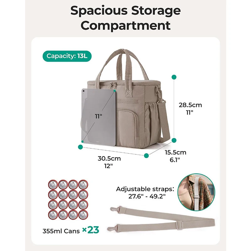 Isolierte Multi-Funktions Lunch Tasche Karnz
