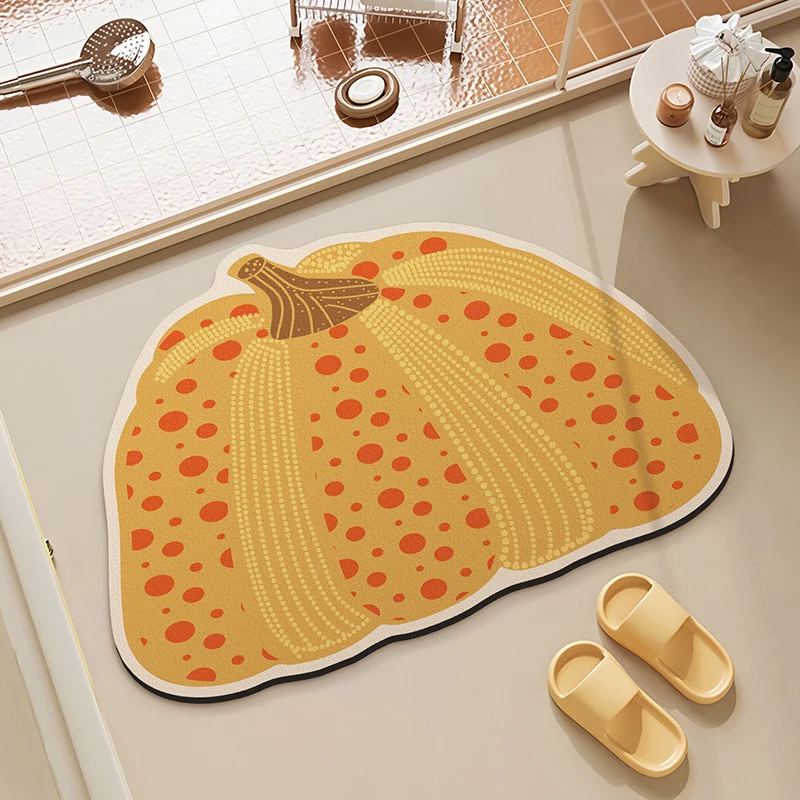 Decorative Pumpkin Shaped Area Mat