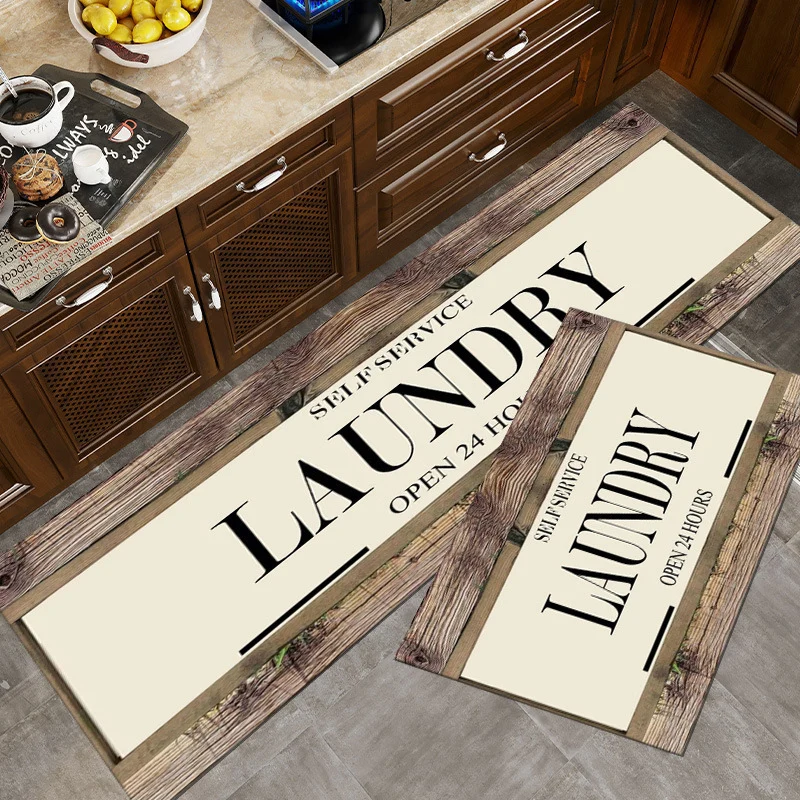 Decorative Laundry Floor Mat