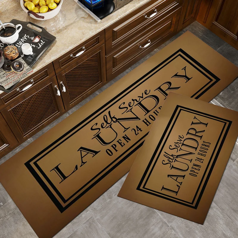 Decorative Laundry Floor Mat