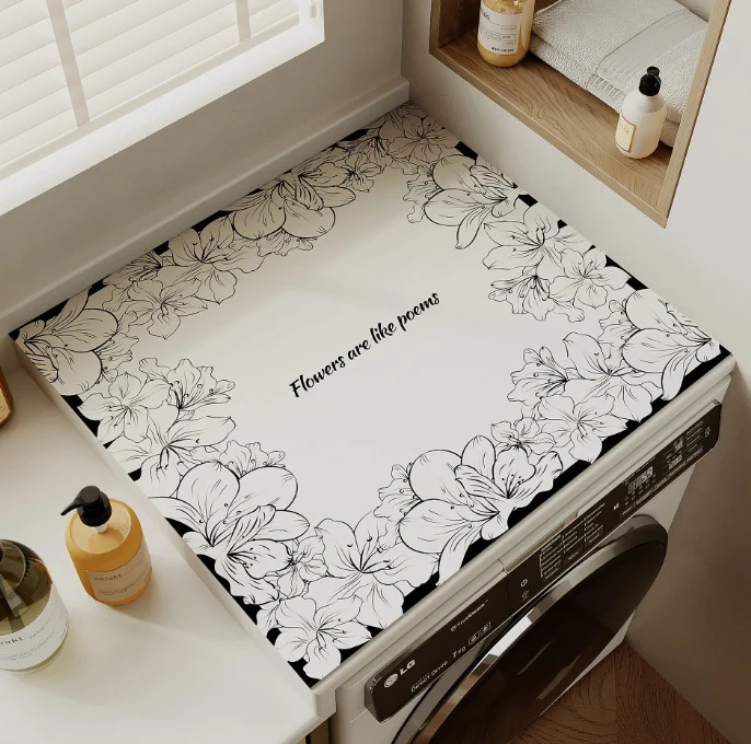 Decorative Laundry Counter Mat