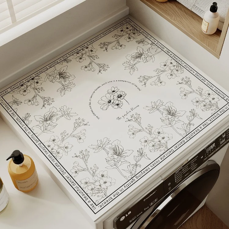 Decorative Laundry Counter Mat