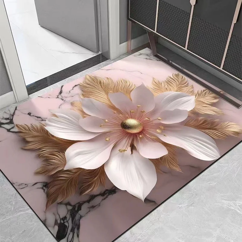Decorative Floral Area Mat