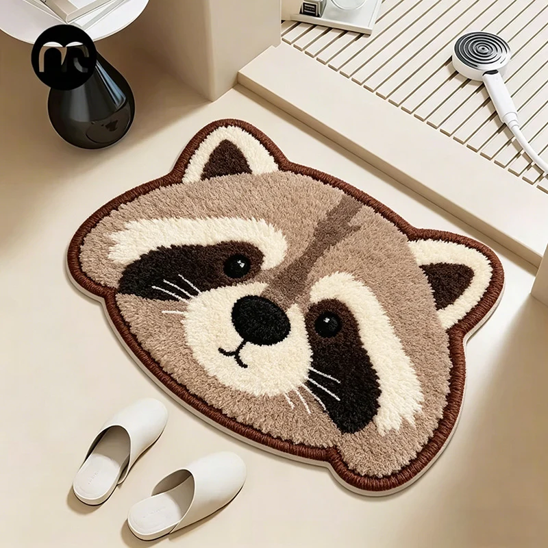 Cute Cartoon Fox Shaped Bath Mat