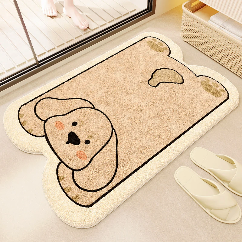 Cute Cartoon Cat Shaped Bath Mat