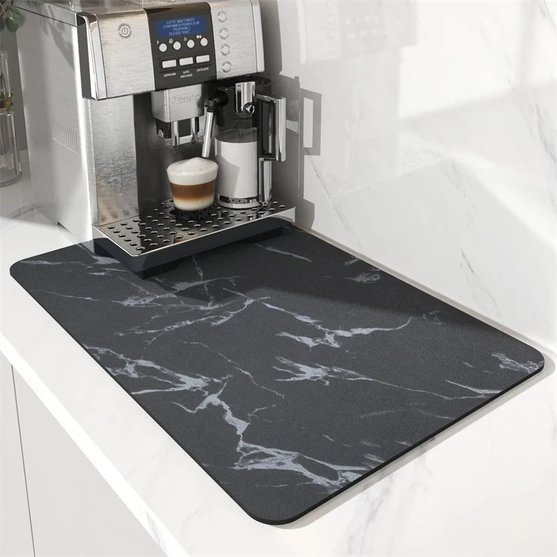 Coffee-Themed Kitchen Floor Mat