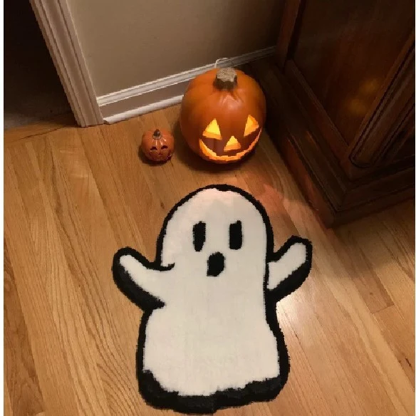 Bat-Shaped Decorative Bath Mat