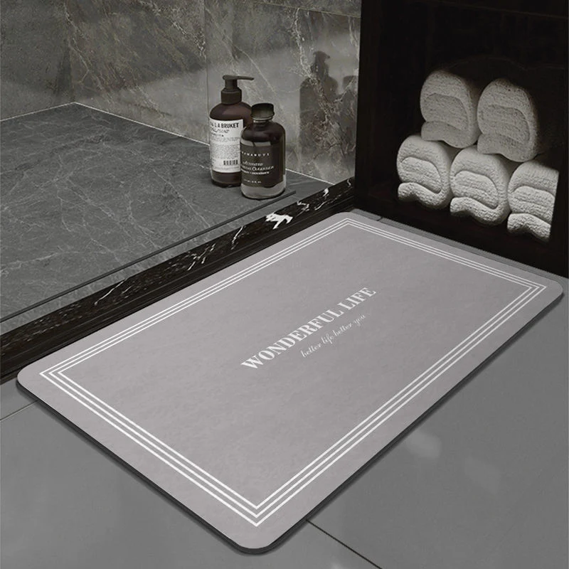 Artistic Abstract Bath Mat