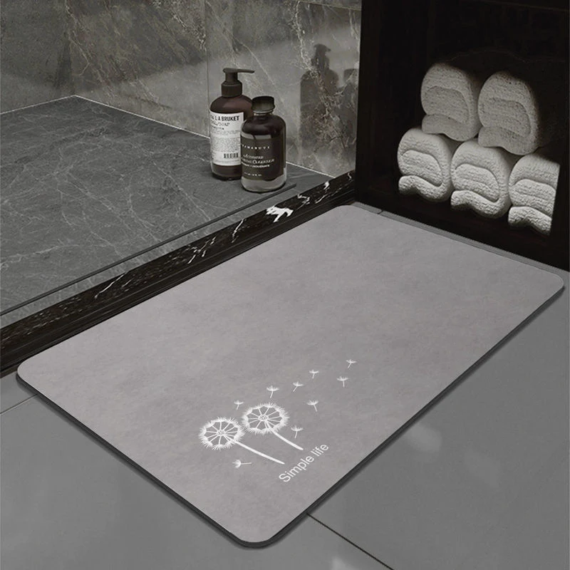 Artistic Abstract Bath Mat