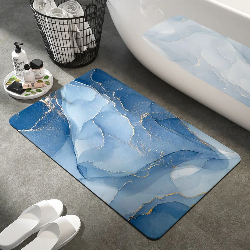 Artistic Abstract Bath Mat