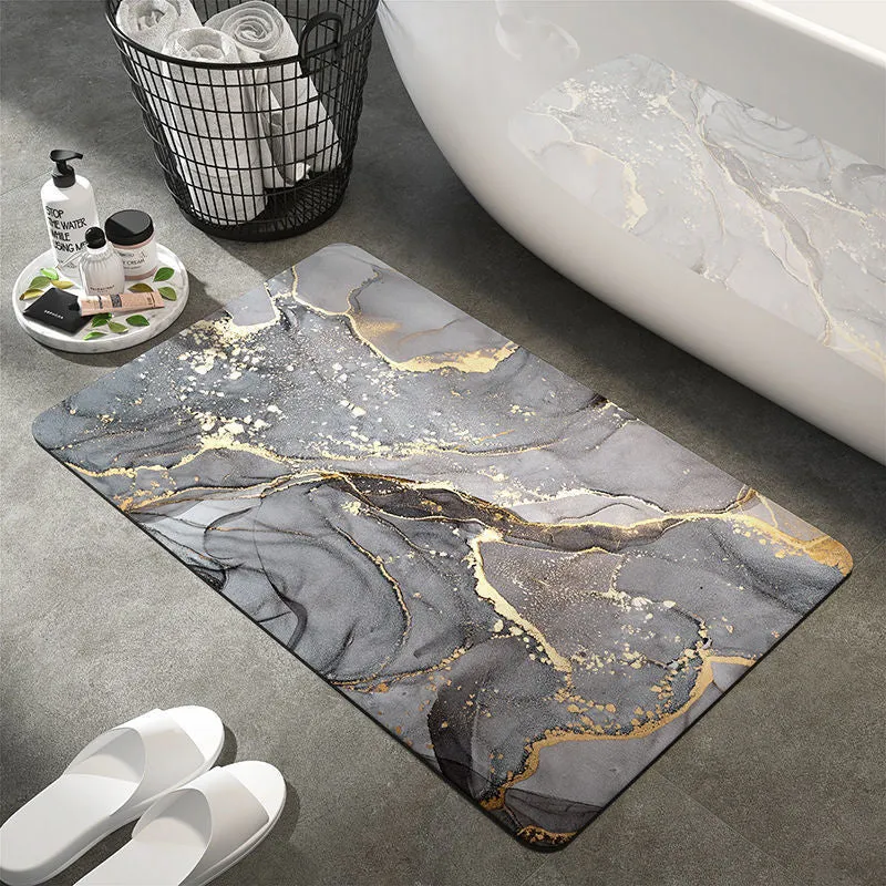 Artistic Abstract Bath Mat