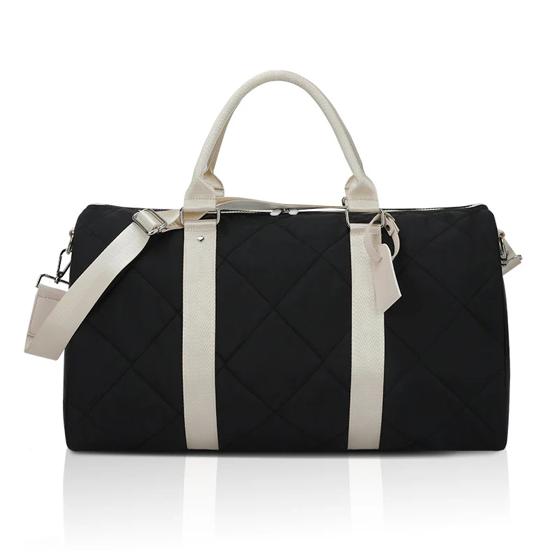 Quilted Travel Duffel Bag with Adjustable Strap Stornfield