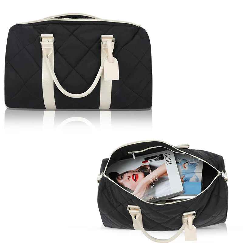 Quilted Travel Duffel Bag with Adjustable Strap Stornfield
