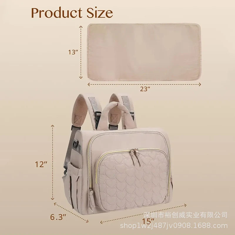 Multi-Functional Diaper Backpack with Changing Mat Stornfield