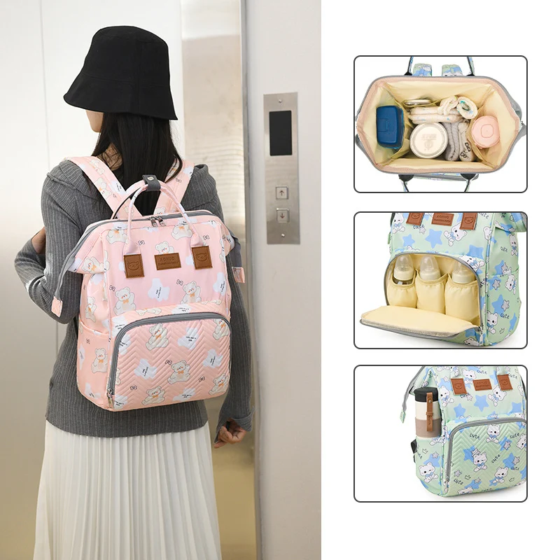 Süßer Charakterdruck Baby Rucksack Karnz