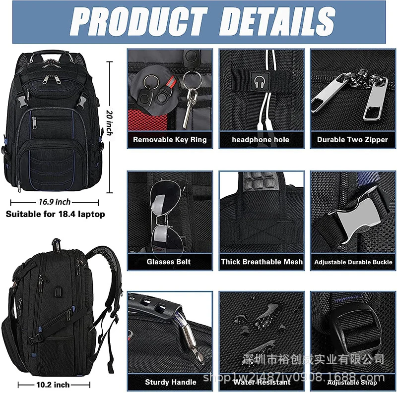 Versatile Tech Backpack with Multiple Compartments Stornfield