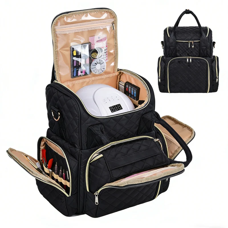Stylish Quilted Multi-Compartment Backpack Stornfield
