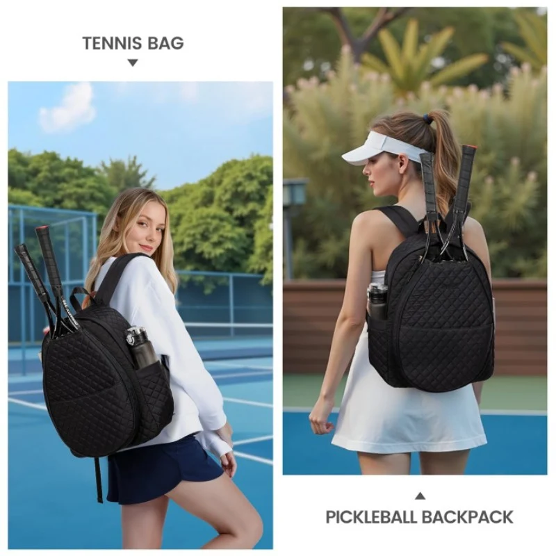 Quilted Tennis Racket Backpack Stornfield