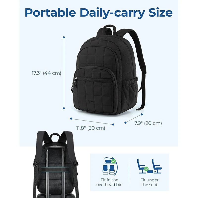 Quilted Multi-Storage Backpack Stornfield