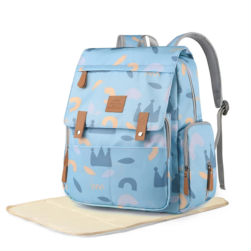 Versatile Floral Print Backpack Stornfield