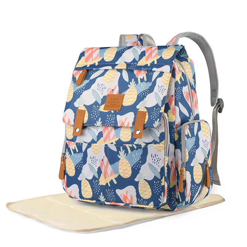 Versatile Floral Print Backpack Stornfield