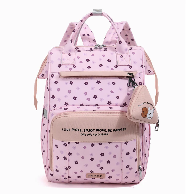 Stylish Floral Pattern School Backpack Stornfield