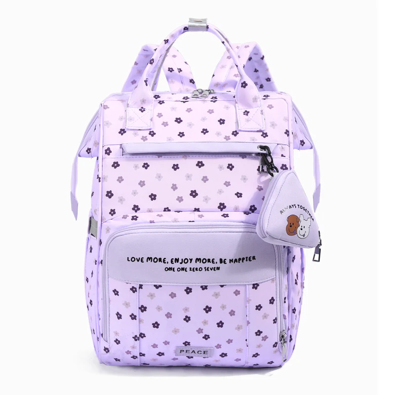 Stylish Floral Pattern School Backpack Stornfield