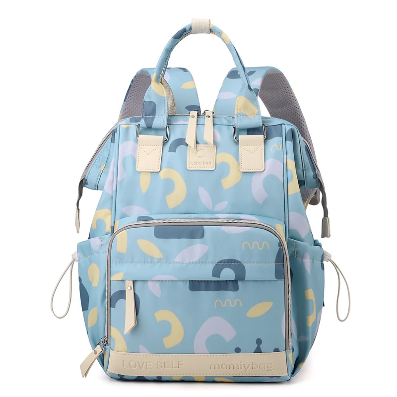 Playful Graphic Print Baby Diaper Backpack Stornfield