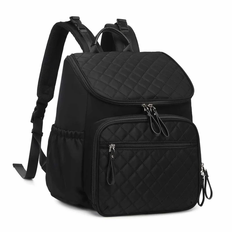 Multi-Functional Quilted Diaper Bag Backpack Stornfield