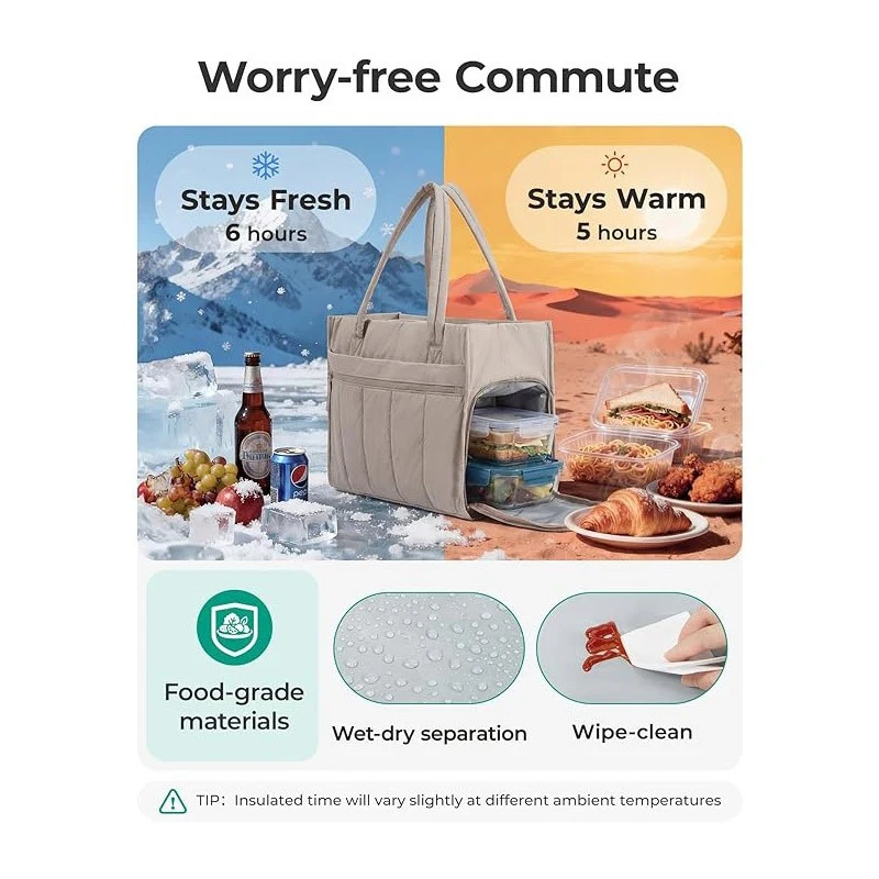 Insulated Eco-Friendly Lunch Tote Stornfield