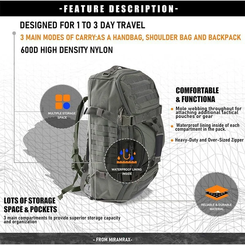 Tactical Durable Travel Stornfield