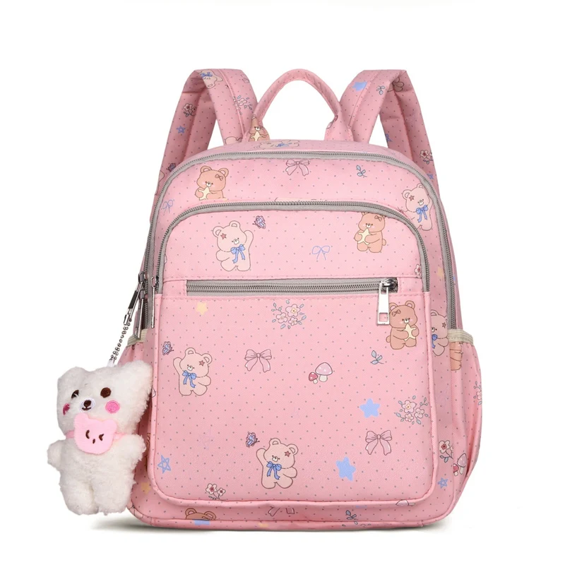 Cute Cartoon-Themed Multi-Pocket Backpack Stornfield