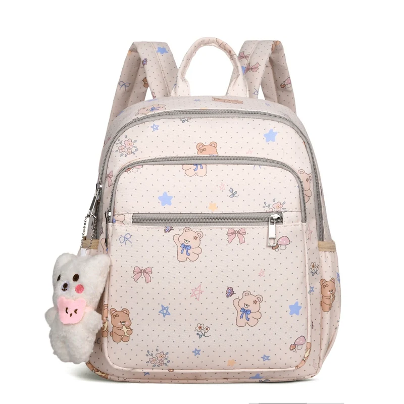 Cute Cartoon-Themed Multi-Pocket Backpack Stornfield