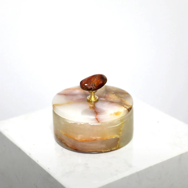 Decorative Stone Jewelry Box