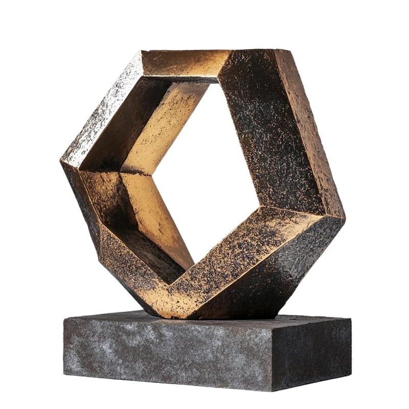 Abstract Decorative Wood Sculpture