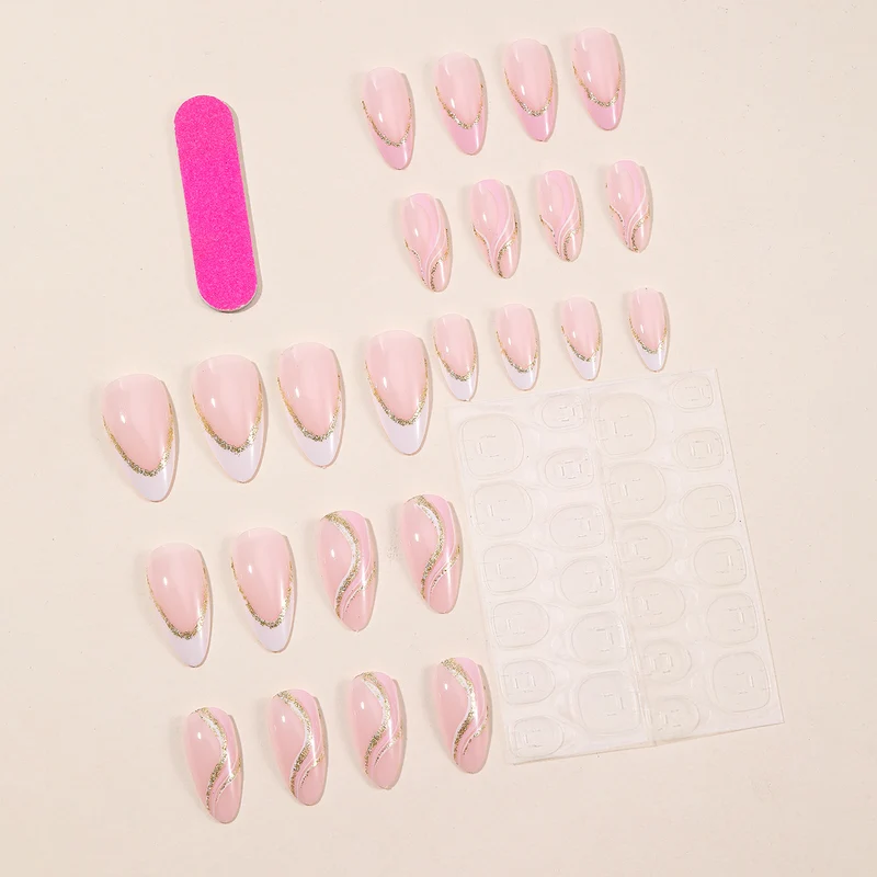 Elegant Two-Tone Nail Art Design Stornfield