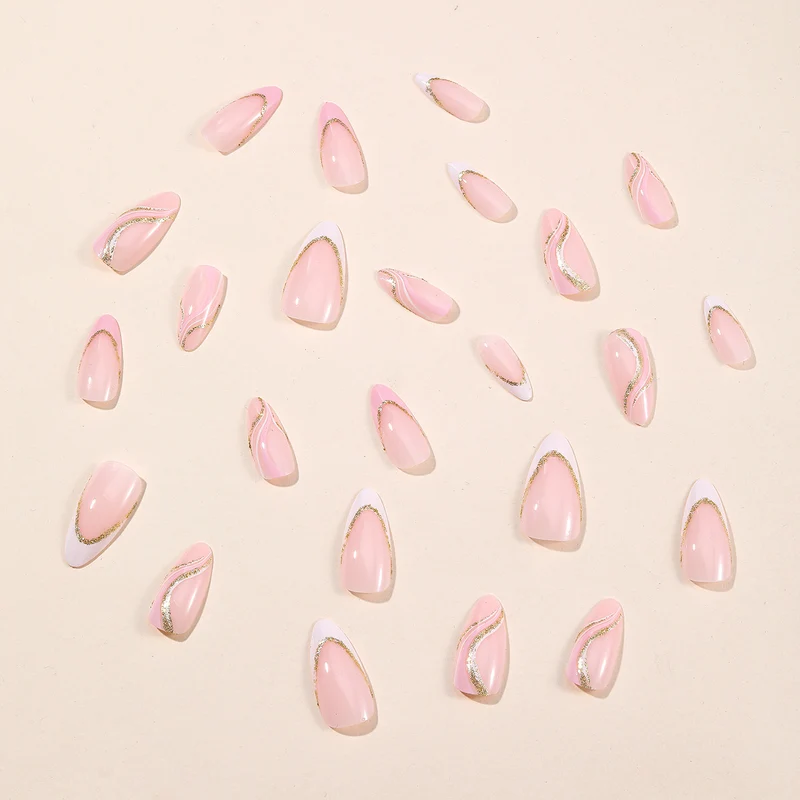 Elegant Two-Tone Nail Art Design Stornfield