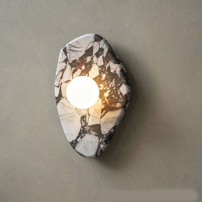 Elegante Künstlerische Marmor Wandleuchte