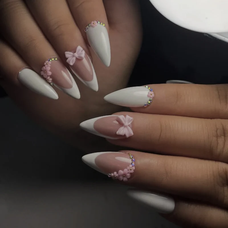 Elegant Stiletto Nail Art Design Stornfield