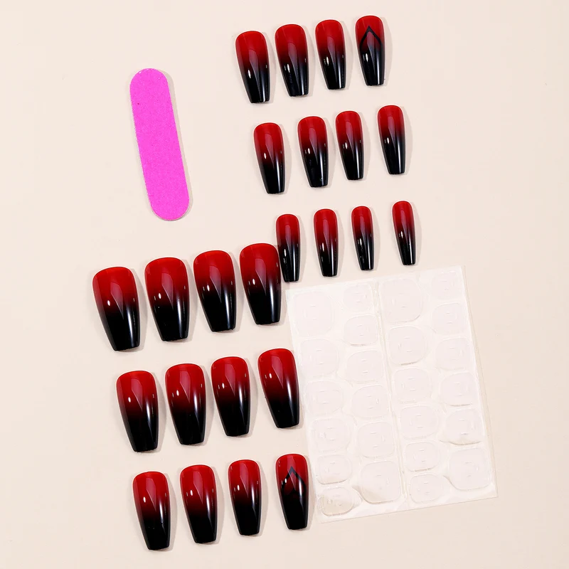 Elegant Ombre Stiletto Nail Art Extensions Stornfield