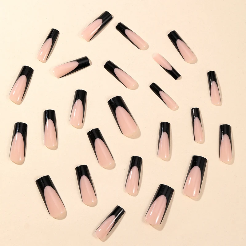 Elegant Ombre French Tip Acrylic Nails Stornfield