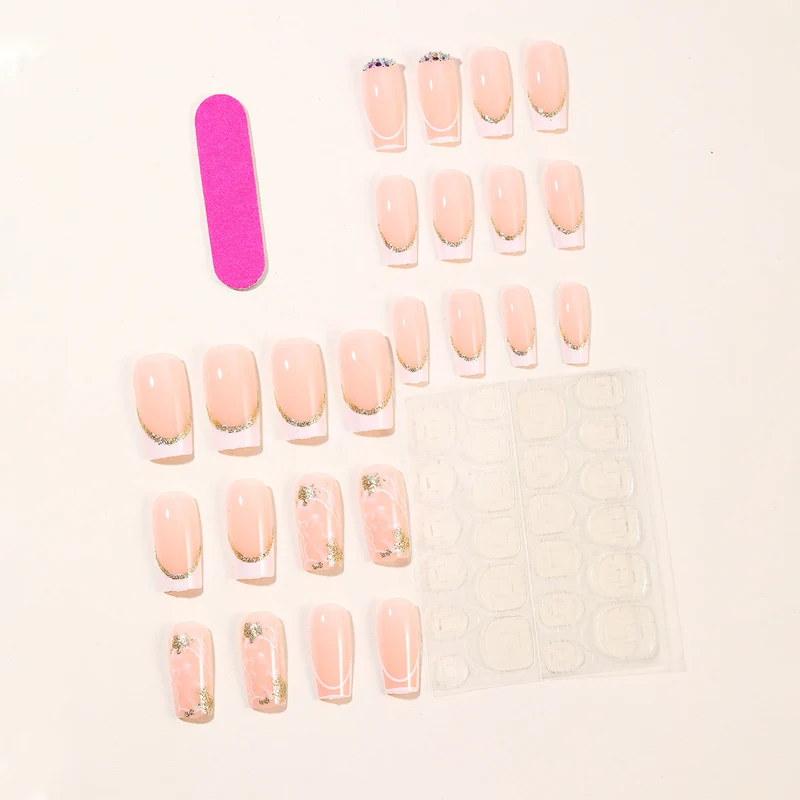 Elegant Marble Nail Art Extensions Stornfield