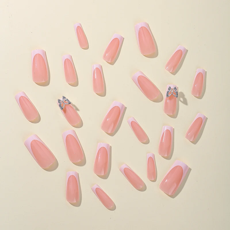 Elegant Long Square Acrylic Nail Extensions Stornfield