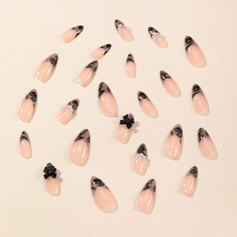 Elegant Lace Design Nail Art Stornfield