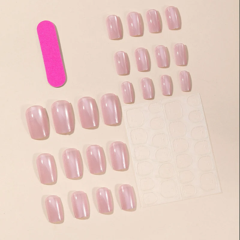 Elegant Glossy Nail Extensions Stornfield