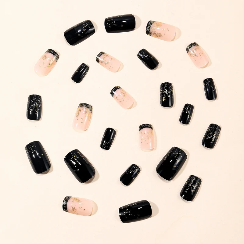 Elegant Glitter Ombre Nail Art Extensions Stornfield