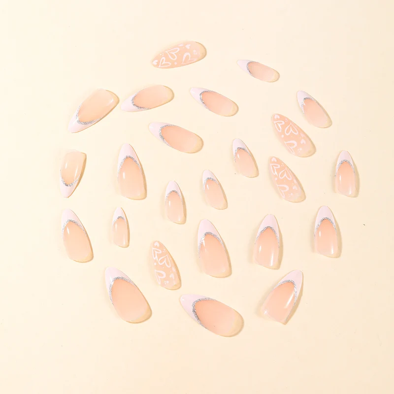 Elegant French Tip Acrylic Nail Art Stornfield