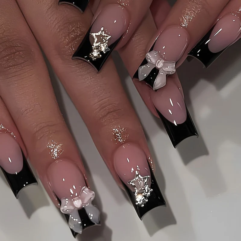 Elegant Decorative Stiletto Nail Art Extensions Stornfield
