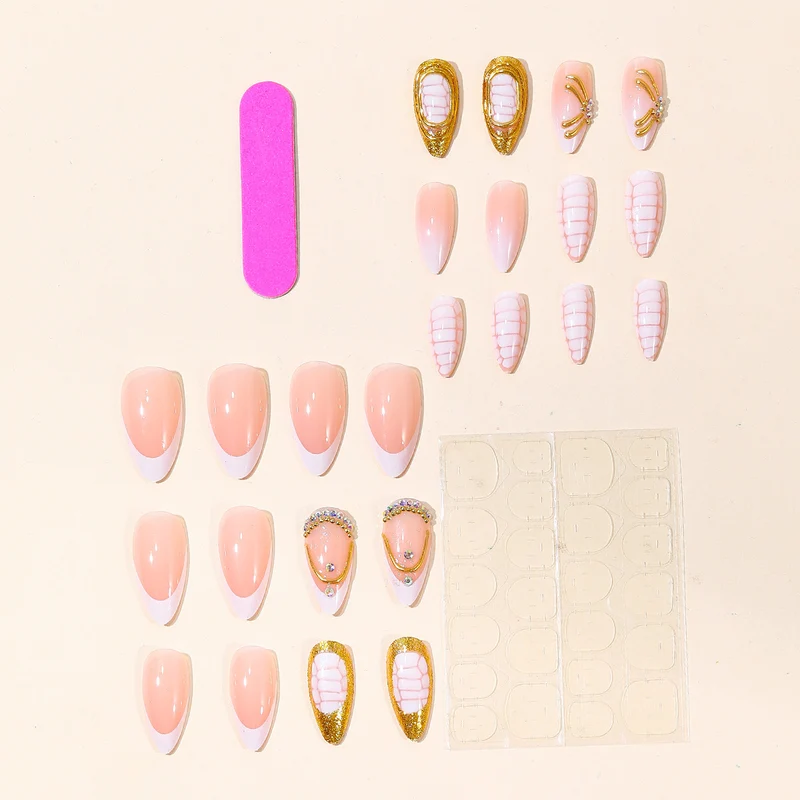 Elegant Decorative Gel Nail Art Set Stornfield
