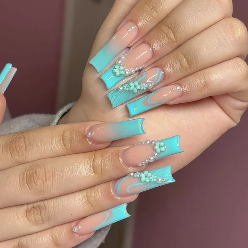 Elegant Decorative Acrylic Nail Extensions Stornfield